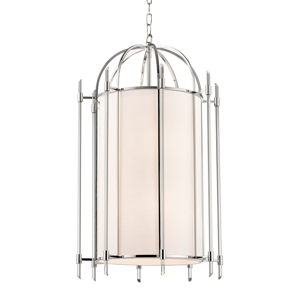 Hudson Valley - 1519-PN - Eight Light Pendant - Delancey - Polished Nickel