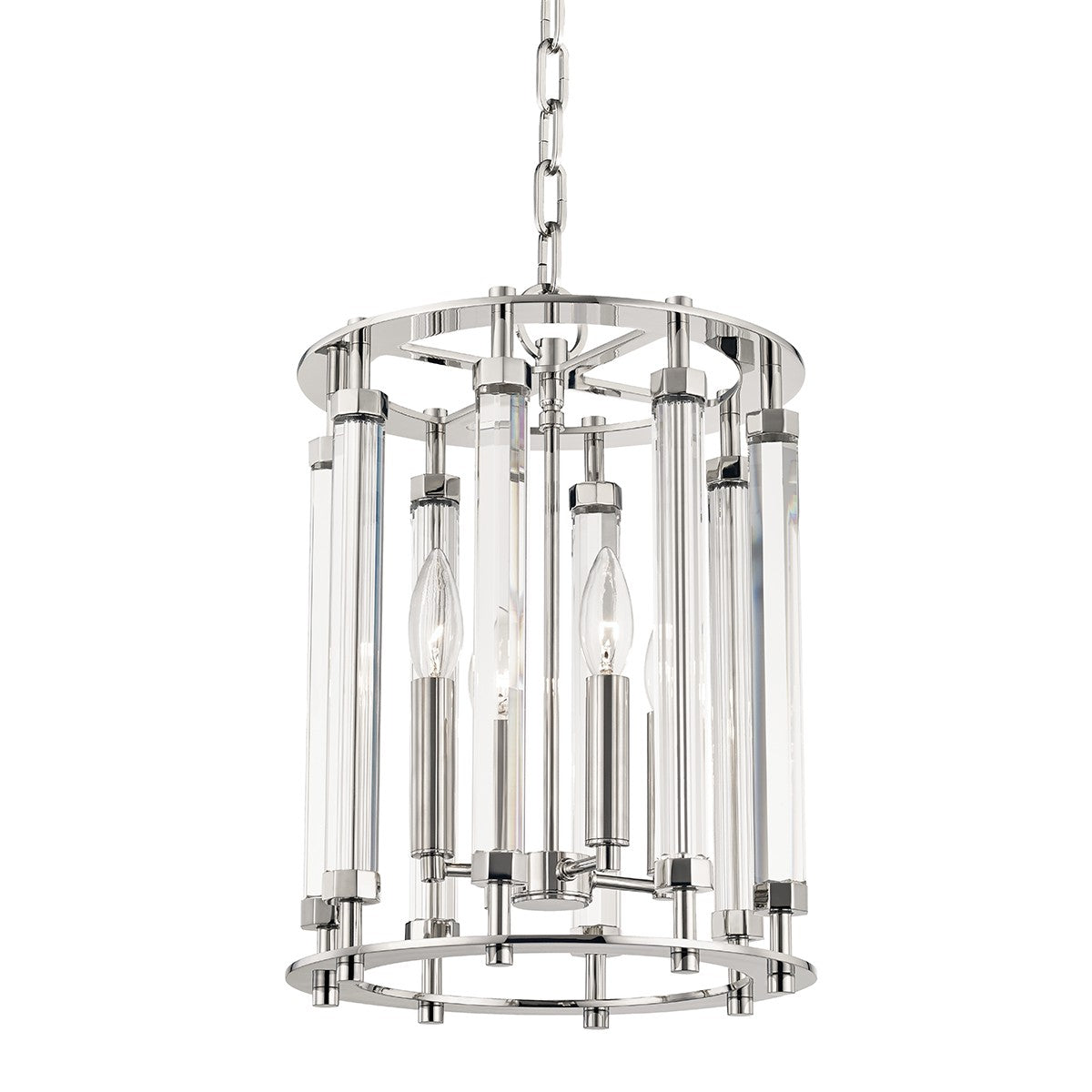 Hudson Valley - 2812-PN - Four Light Lantern - Haddon - Polished Nickel