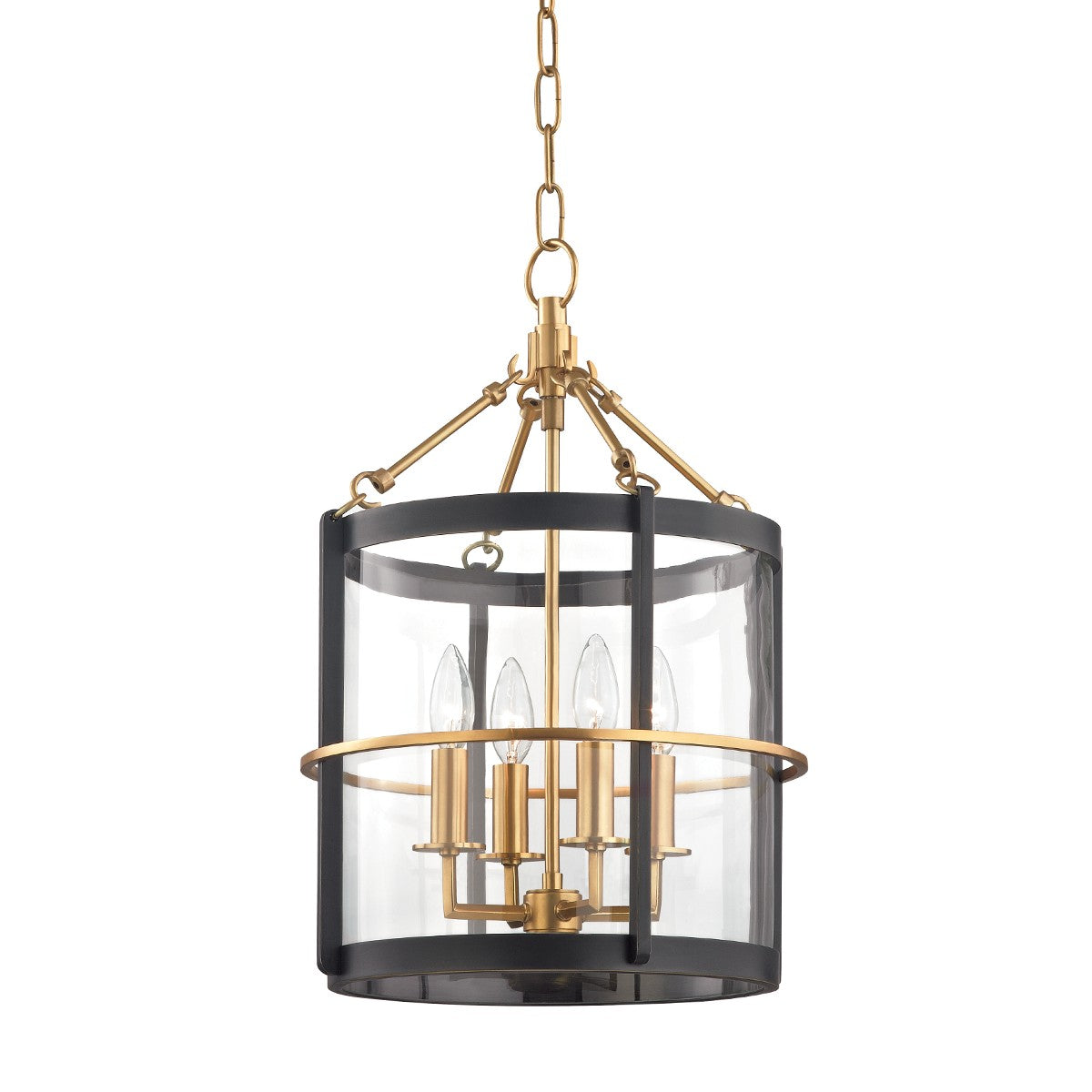 Hudson Valley - BKO200-AOB - Four Light Lantern - Ren - Aged Old Bronze