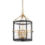 Hudson Valley - BKO200-AOB - Four Light Lantern - Ren - Aged Old Bronze