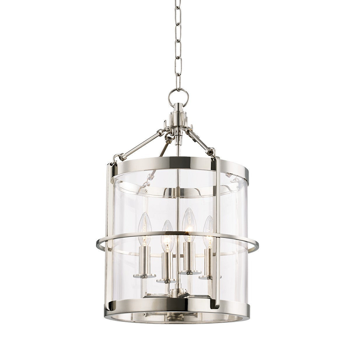 Hudson Valley - BKO200-PN - Four Light Lantern - Ren - Polished Nickel