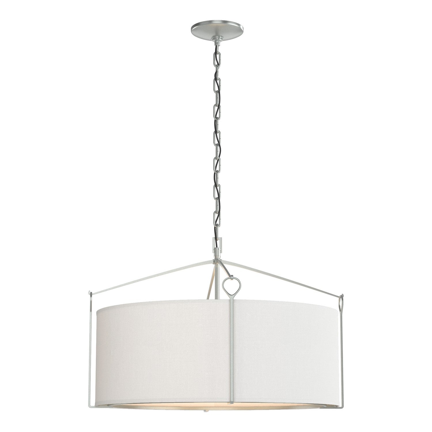 Hubbardton Forge - 104250-SKT-82-SF2290 - Four Light Pendant - Bow - Vintage Platinum