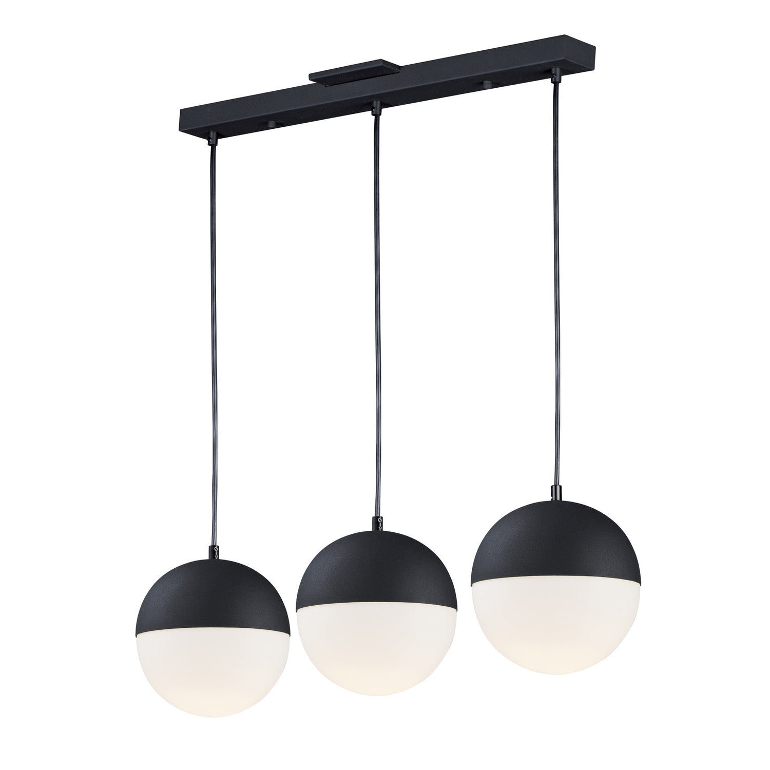ET2 - E20363-92BK - LED Pendant - Half Moon - Black