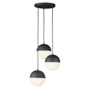 ET2 - E20364-92BK - LED Pendant - Half Moon - Black