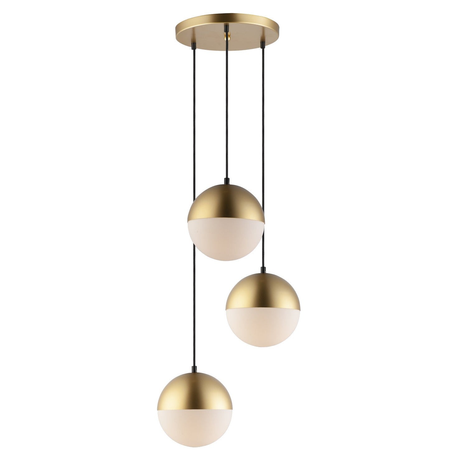 ET2 - E20364-92MG - LED Pendant - Half Moon - Metallic Gold