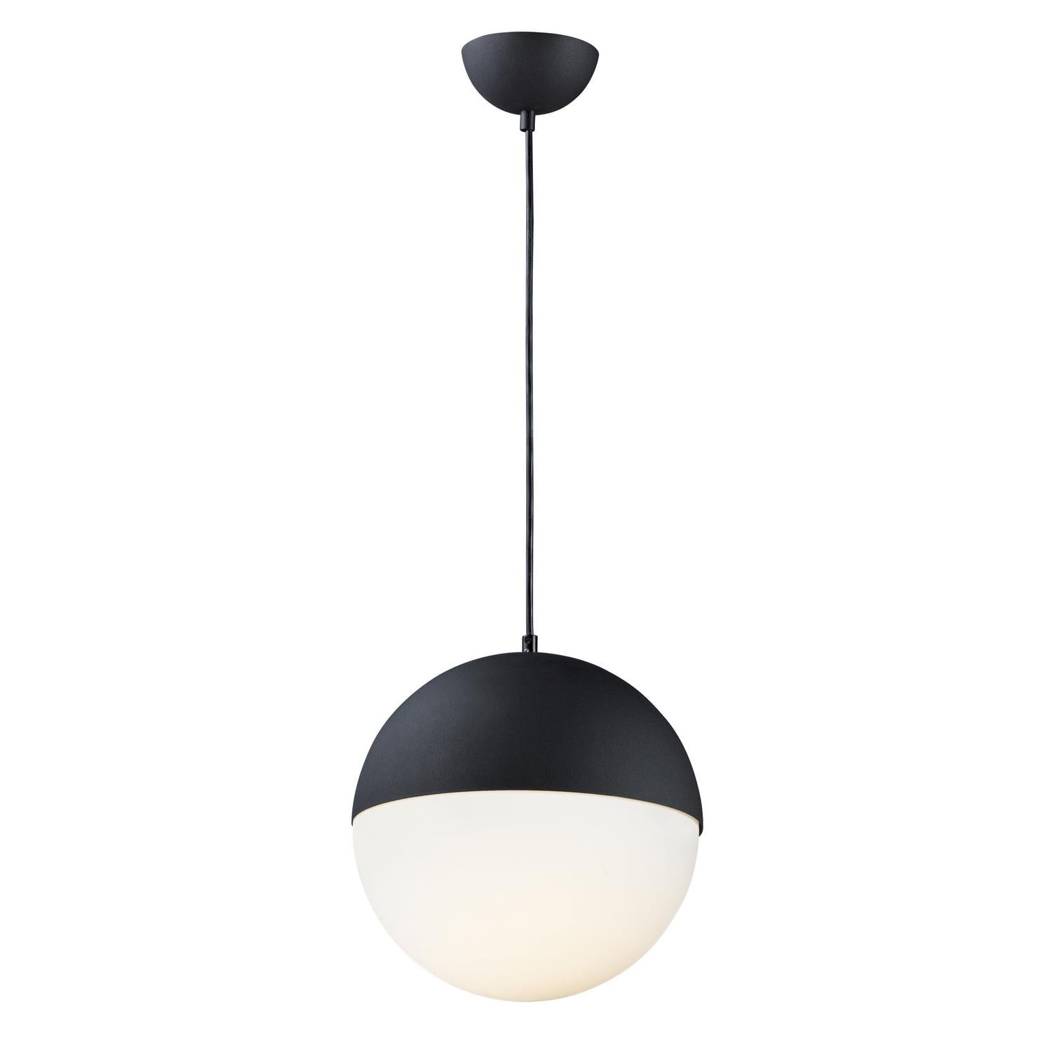 ET2 - E20366-92BK - LED Pendant - Half Moon - Black
