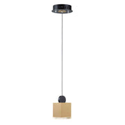 ET2 - E20860-75BKGLD - LED Pendant - Nob - Black / Gold