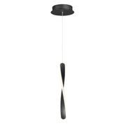 ET2 - E24151-BK - LED Mini Pendant - Pirouette - Black