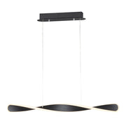 ET2 - E24155-BK - LED Pendant - Pirouette - Black