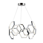 ET2 - E24893-PC - LED Pendant - Polygon - Polished Chrome