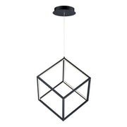 ET2 - E30582-BK - LED Pendant - 4 Square - Black