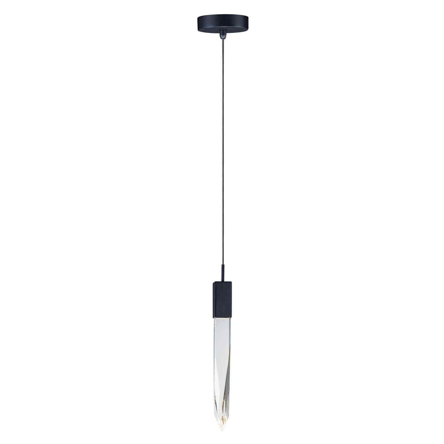 ET2 - E31241-20BK - LED Mini Pendant - Quartz - Black