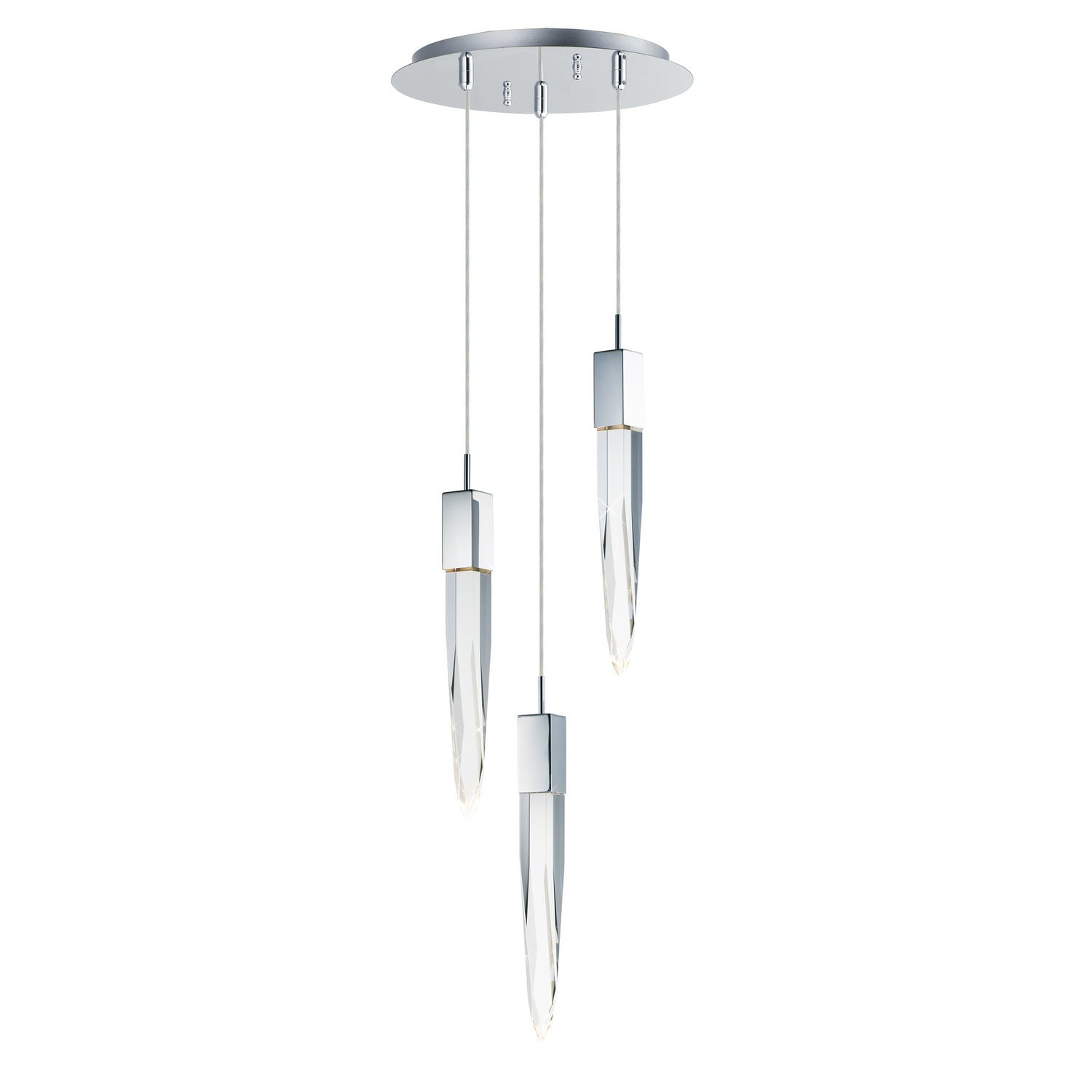 ET2 - E31243-20PC - LED Pendant - Quartz - Polished Chrome