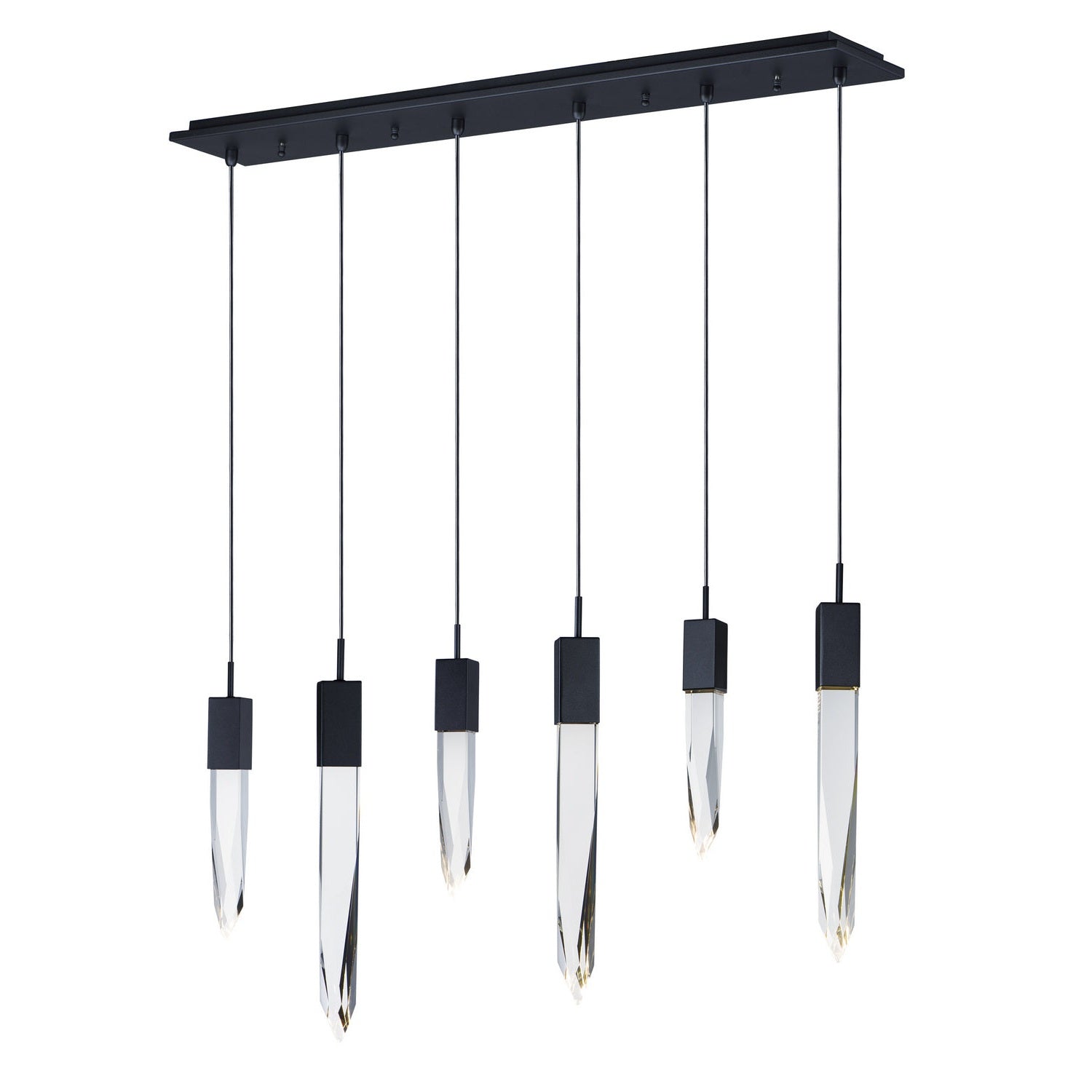 ET2 - E31245-20BK - LED Pendant - Quartz - Black
