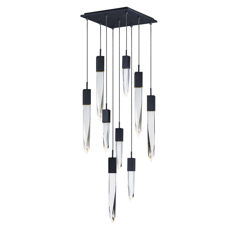 ET2 - E31246-20BK - LED Pendant - Quartz - Black