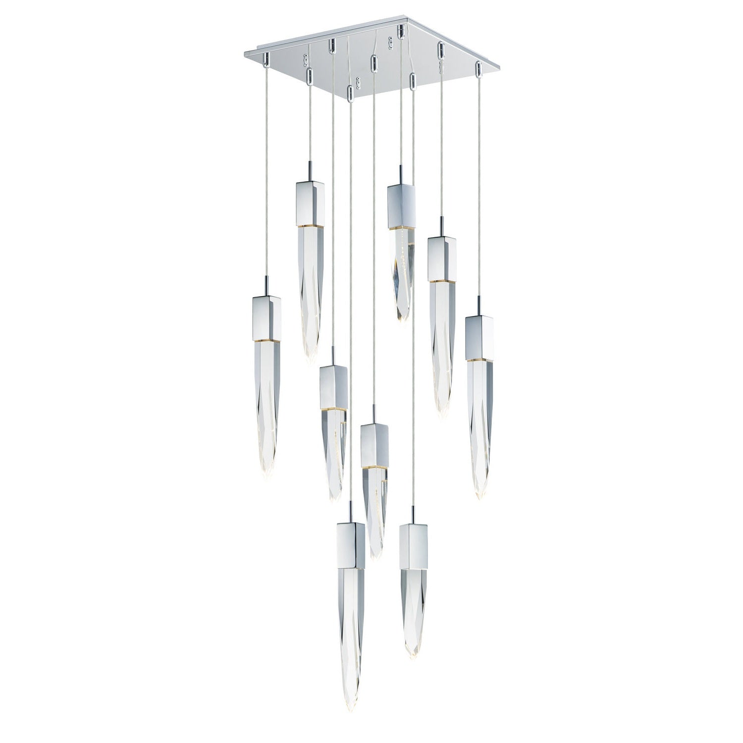 ET2 - E31246-20PC - LED Pendant - Quartz - Polished Chrome