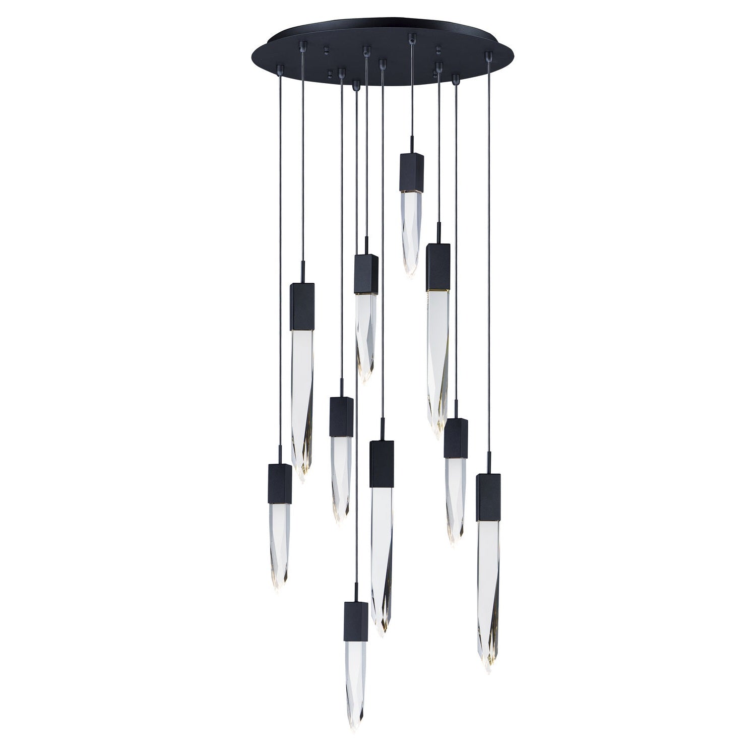 ET2 - E31247-20BK - LED Pendant - Quartz - Black