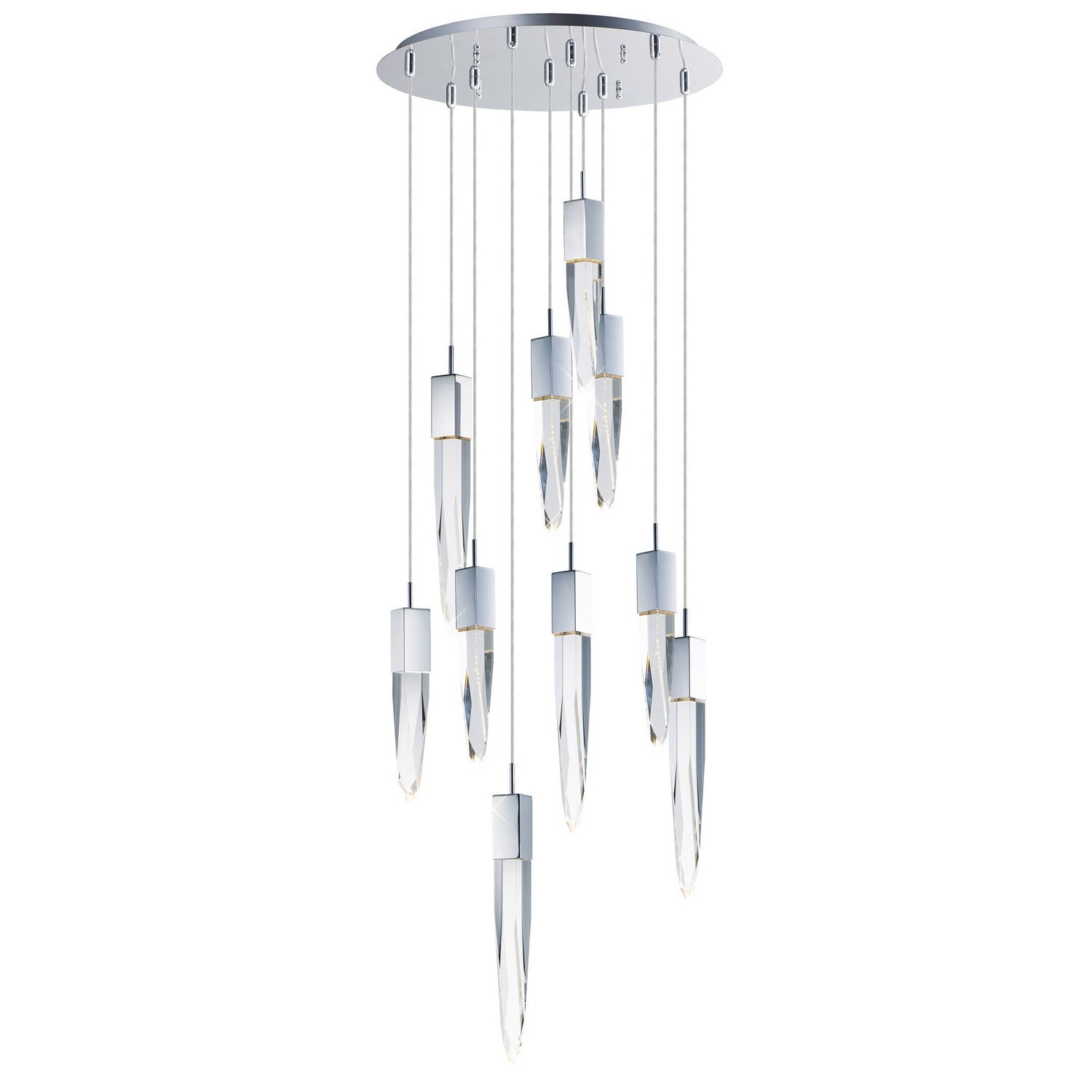 ET2 - E31247-20PC - LED Pendant - Quartz - Polished Chrome