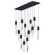 ET2 - E31248-20BK - LED Pendant - Quartz - Black