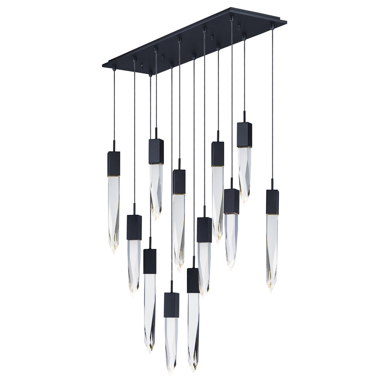ET2 - E31248-20BK - LED Pendant - Quartz - Black