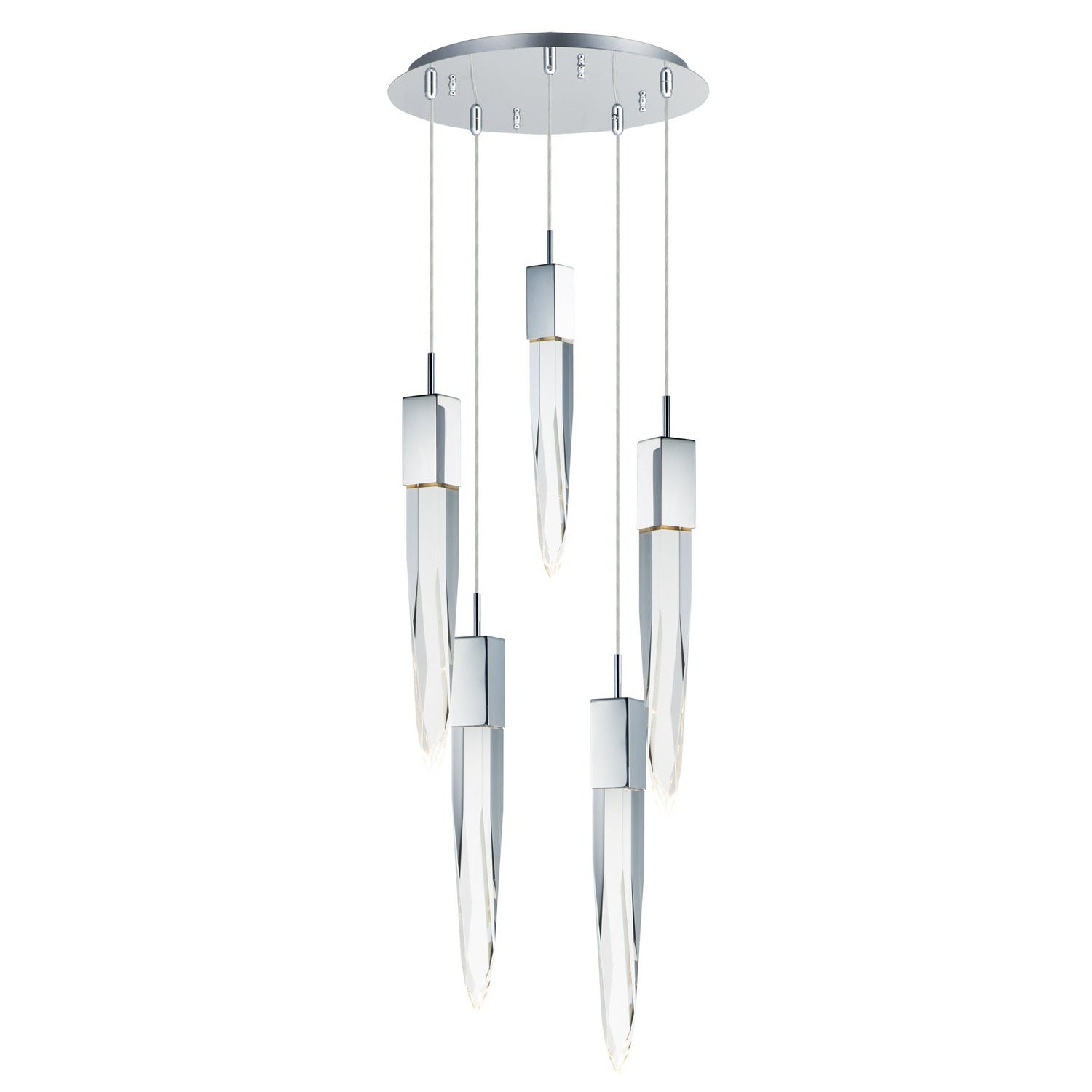ET2 - E31244-20PC - LED Pendant - Quartz - Polished Chrome