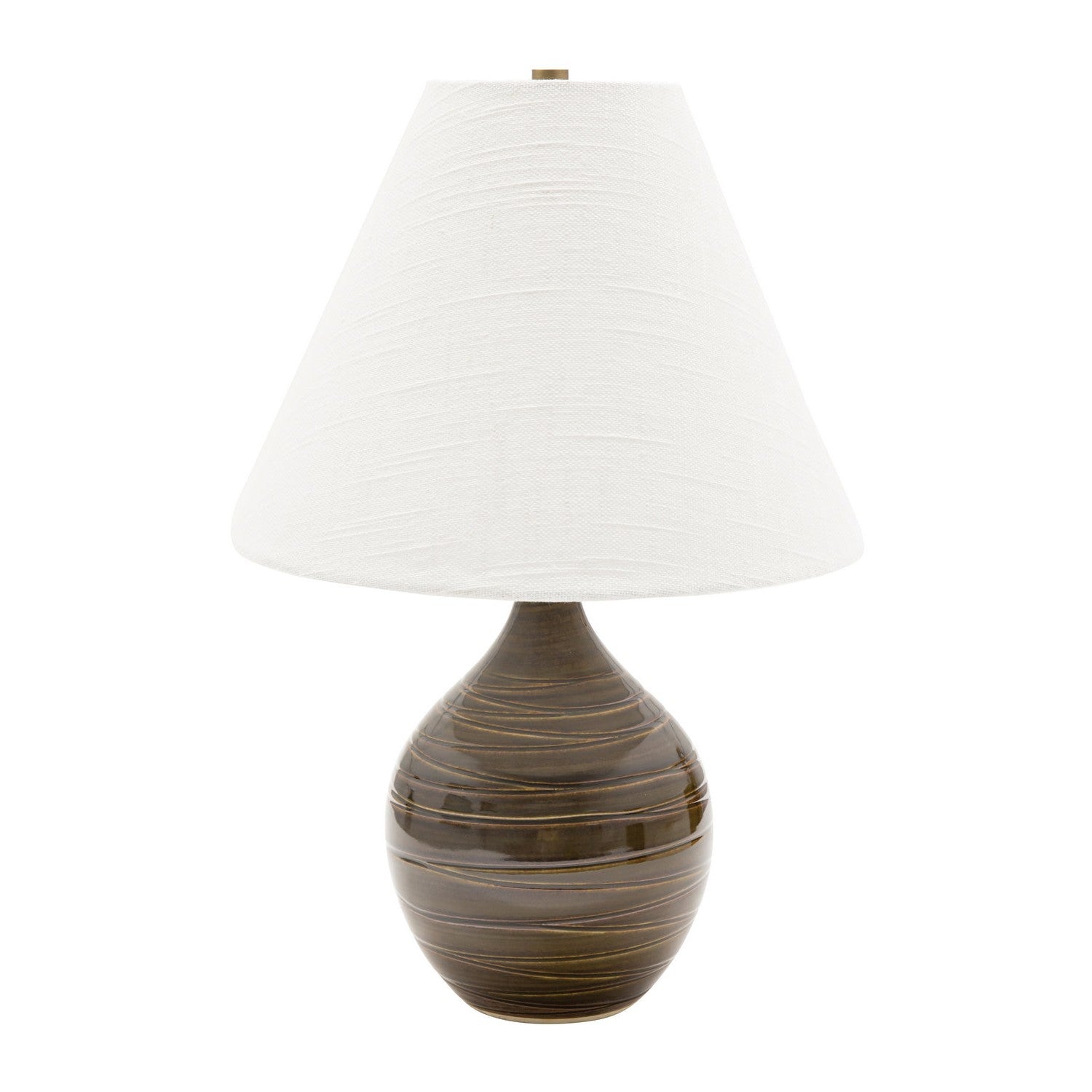 House of Troy - GS200-SBR - One Light Table Lamp - Scatchard - Scored Brown Gloss