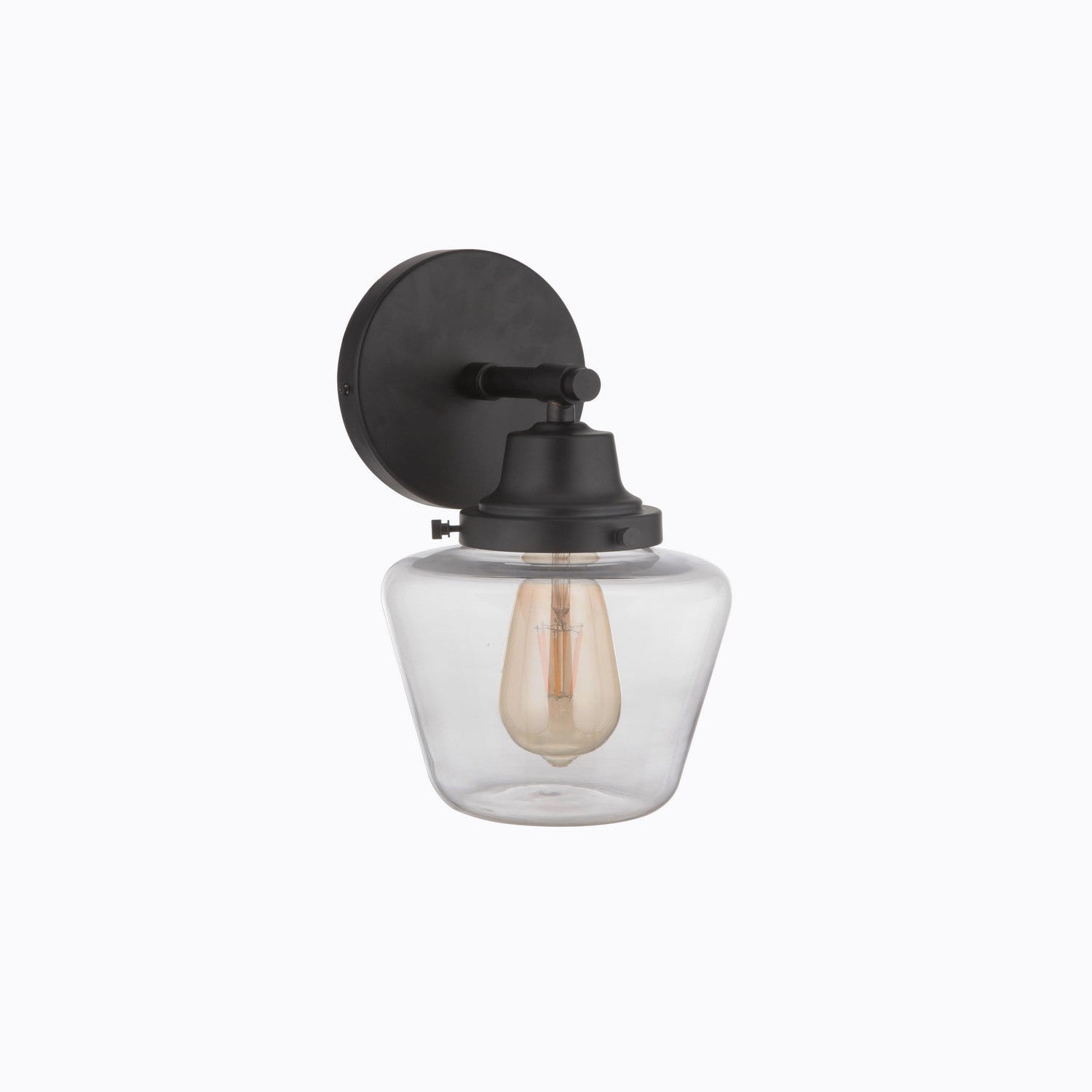 Craftmade - 19507FB1 - One Light Wall Sconce - Essex - Flat Black