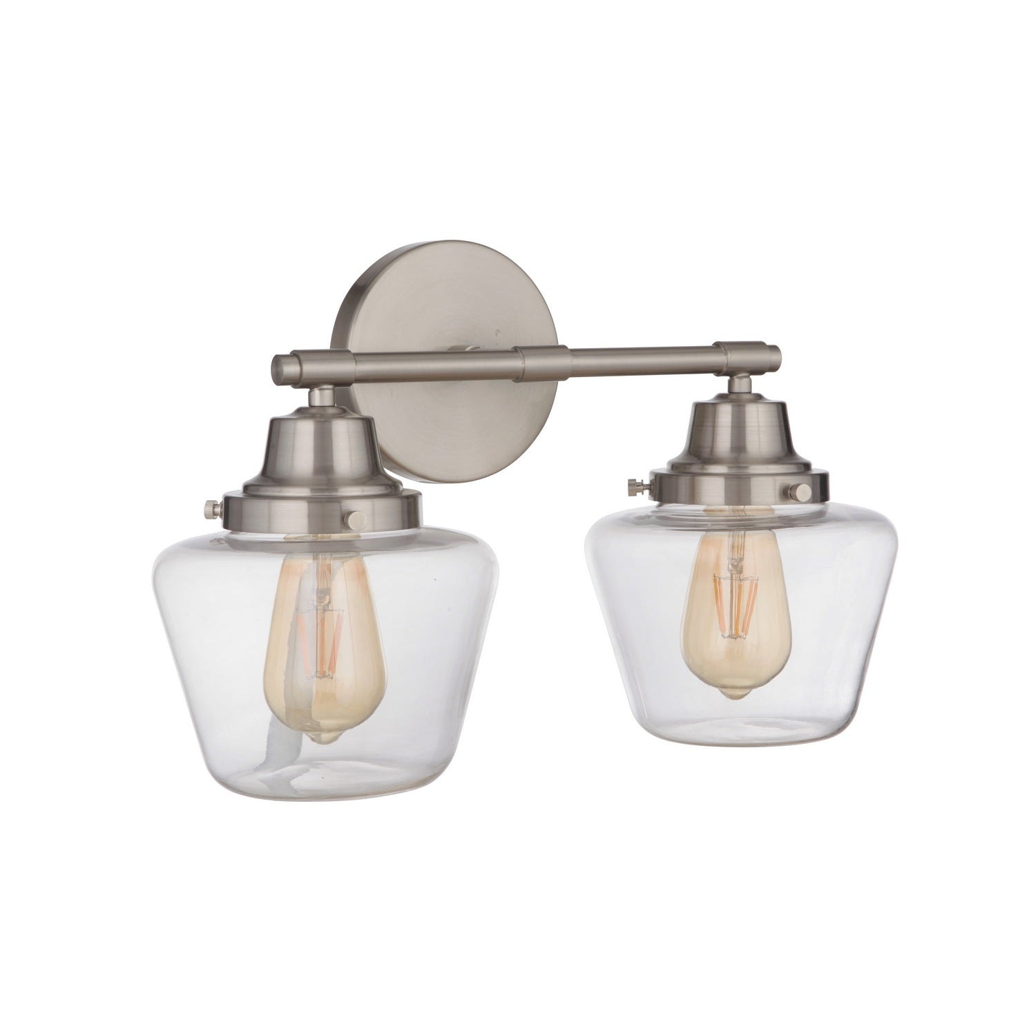 Craftmade - 19518BNK2 - Two Light Vanity - Essex - Brushed Polished Nickel