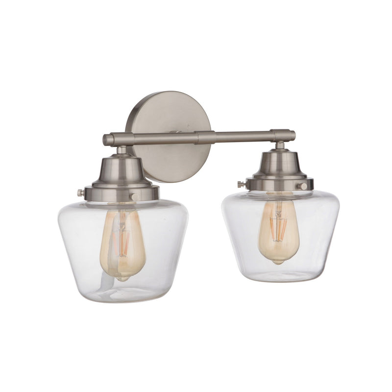 Craftmade - 19518BNK2 - Two Light Vanity - Essex - Brushed Polished Nickel