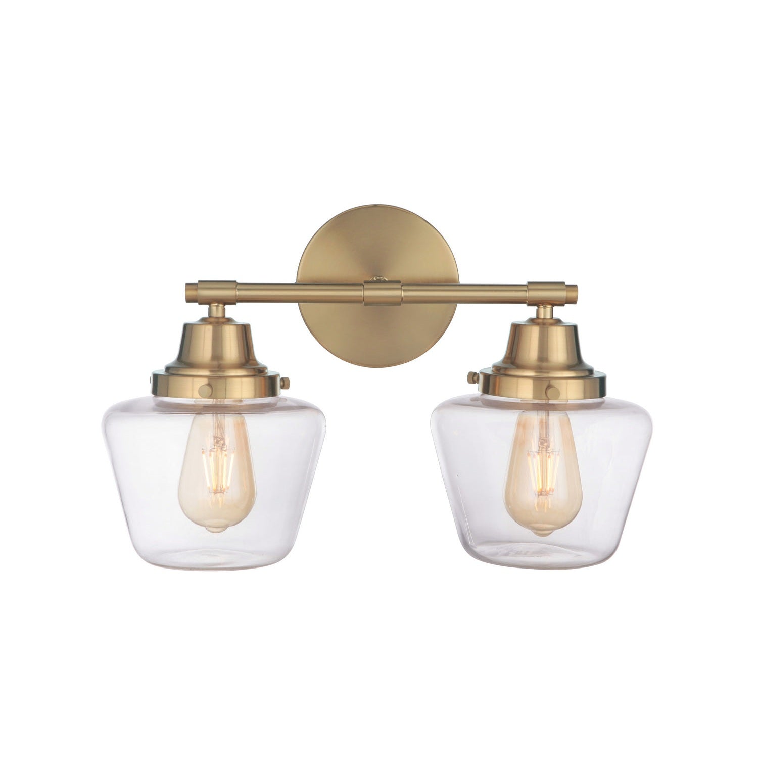 Craftmade - 19518SB2 - Two Light Vanity - Essex - Satin Brass