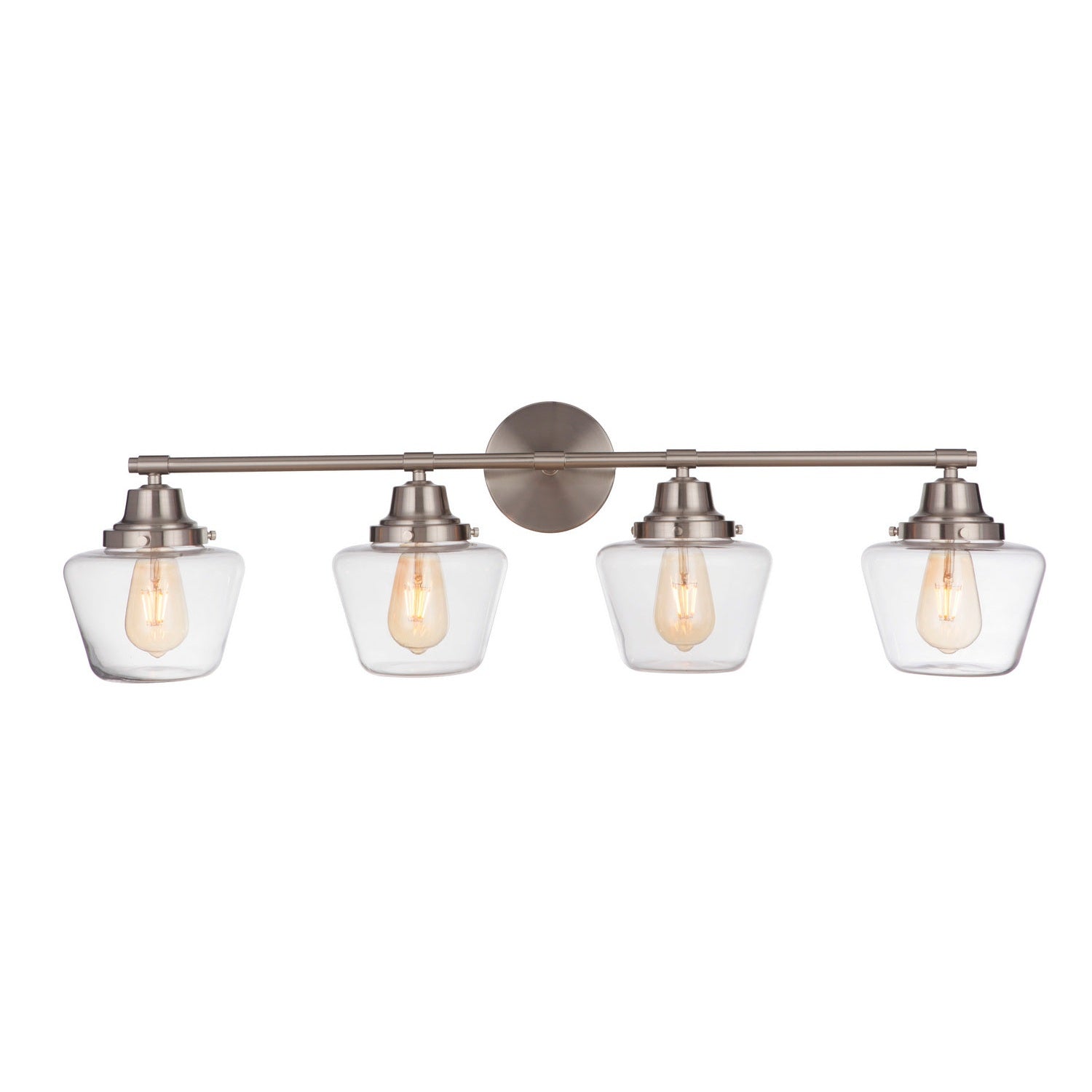 Craftmade - 19538BNK4 - Four Light Vanity - Essex - Brushed Polished Nickel