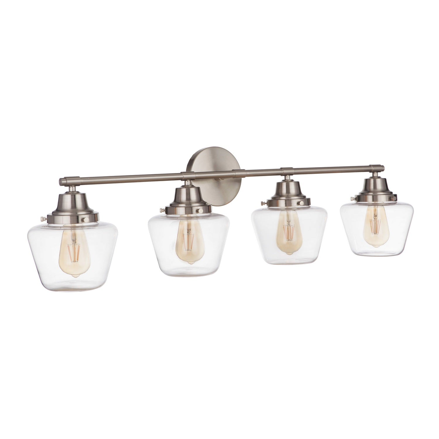 Craftmade - 19538BNK4 - Four Light Vanity - Essex - Brushed Polished Nickel