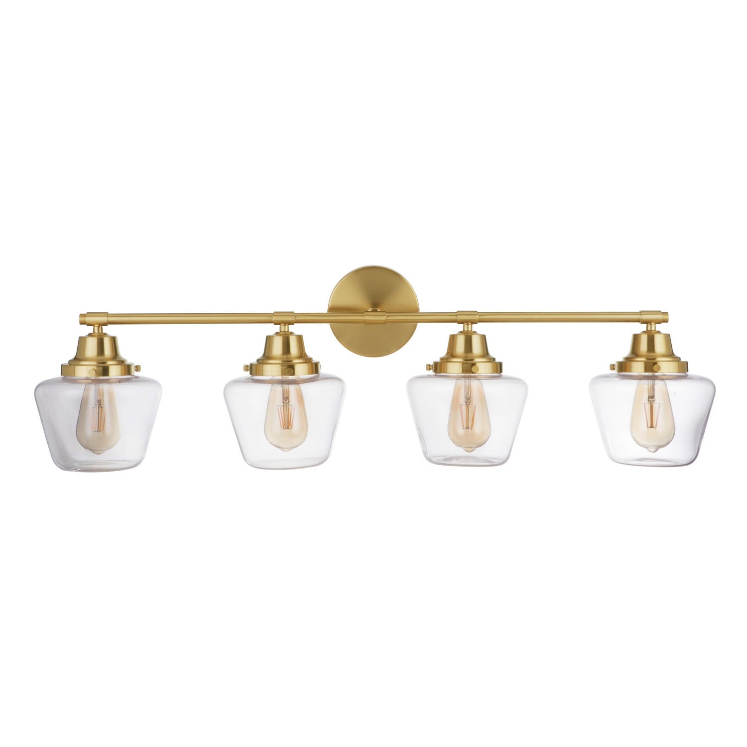 Craftmade - 19538SB4 - Four Light Vanity - Essex - Satin Brass
