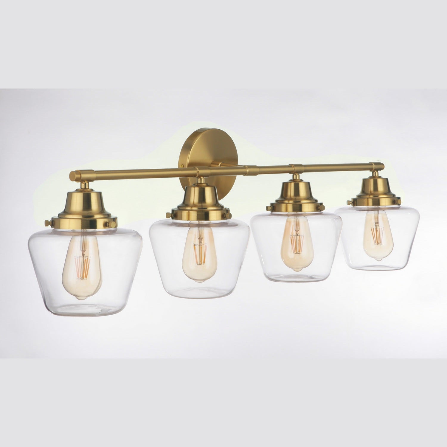 Craftmade - 19538SB4 - Four Light Vanity - Essex - Satin Brass