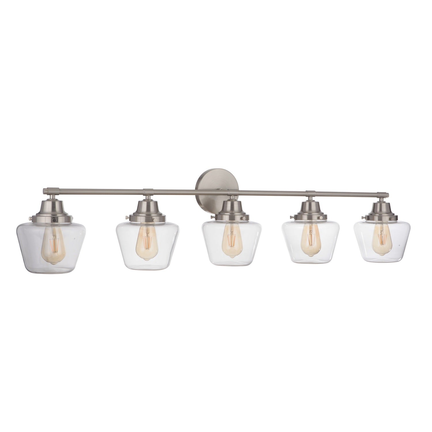 Craftmade - 19548BNK5 - Five Light Vanity - Essex - Brushed Polished Nickel