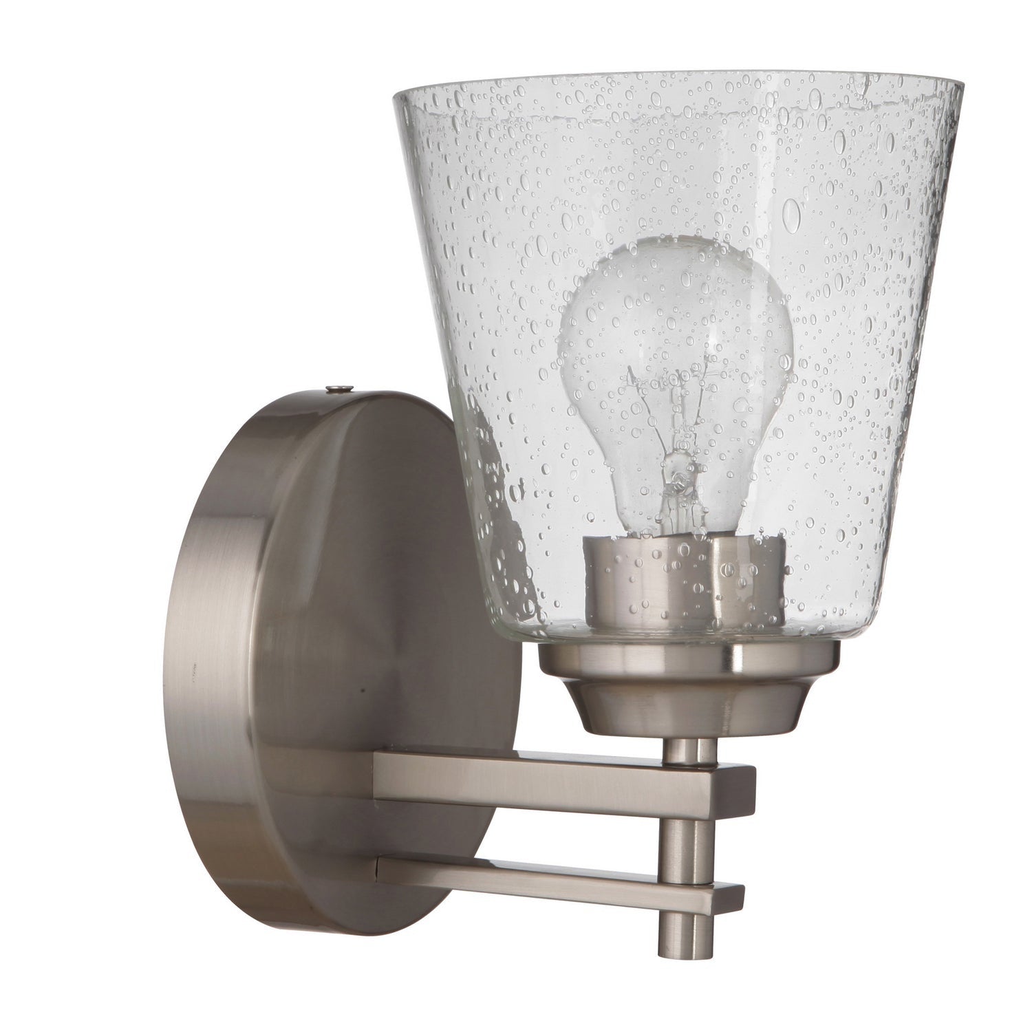 Craftmade - 19606BNK1 - One Light Wall Sconce - Drake - Brushed Polished Nickel