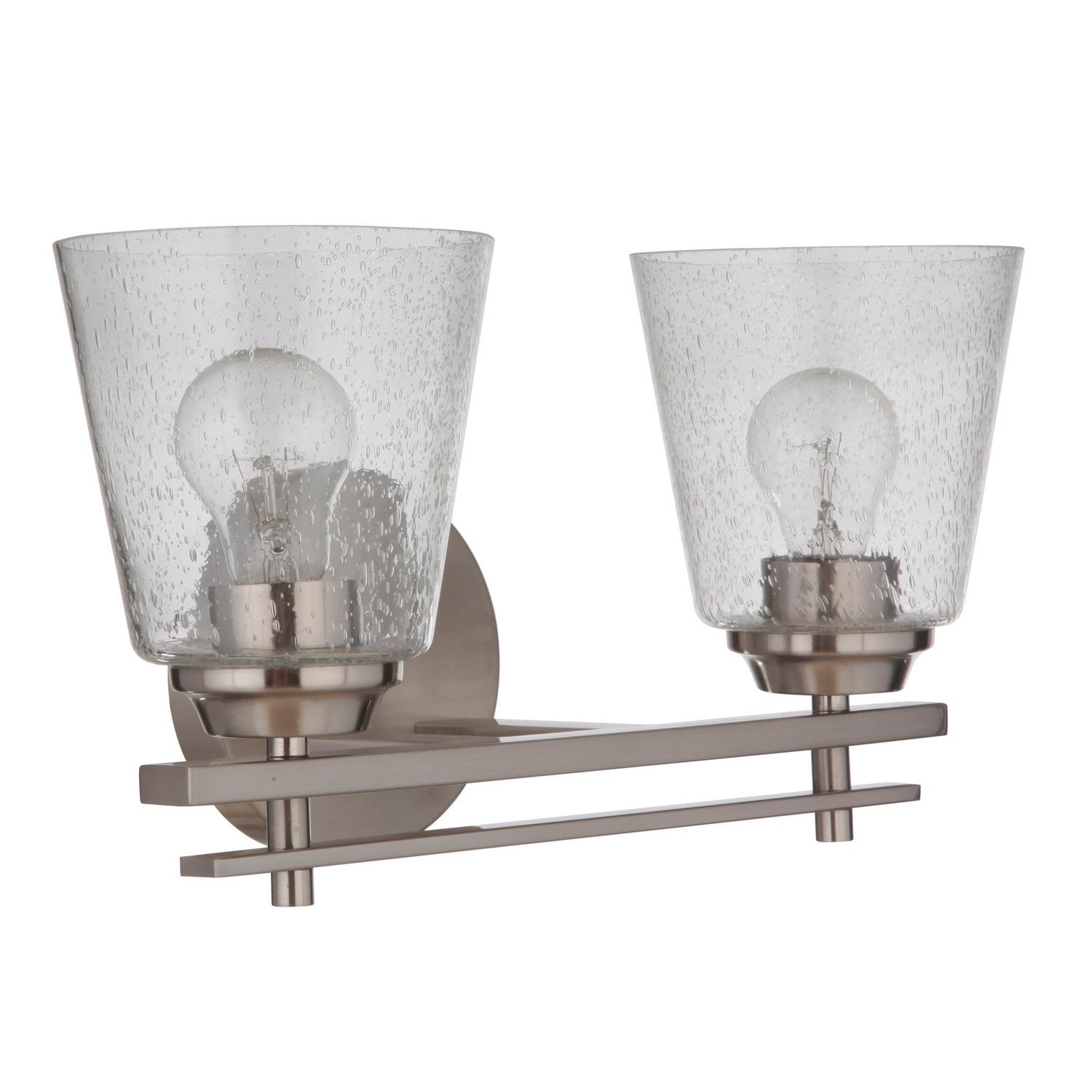 Craftmade - 19616BNK2 - Two Light Vanity - Drake - Brushed Polished Nickel