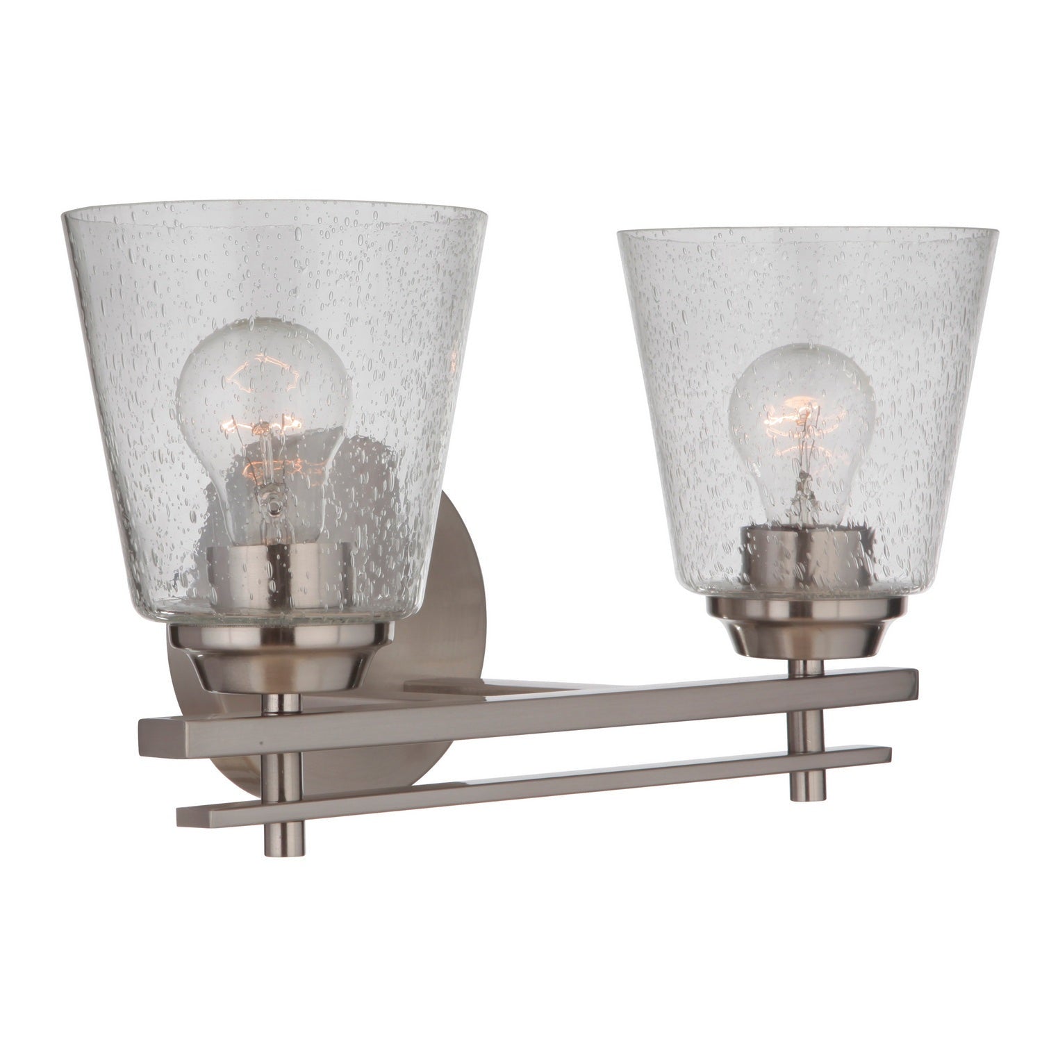 Craftmade - 19616BNK2 - Two Light Vanity - Drake - Brushed Polished Nickel