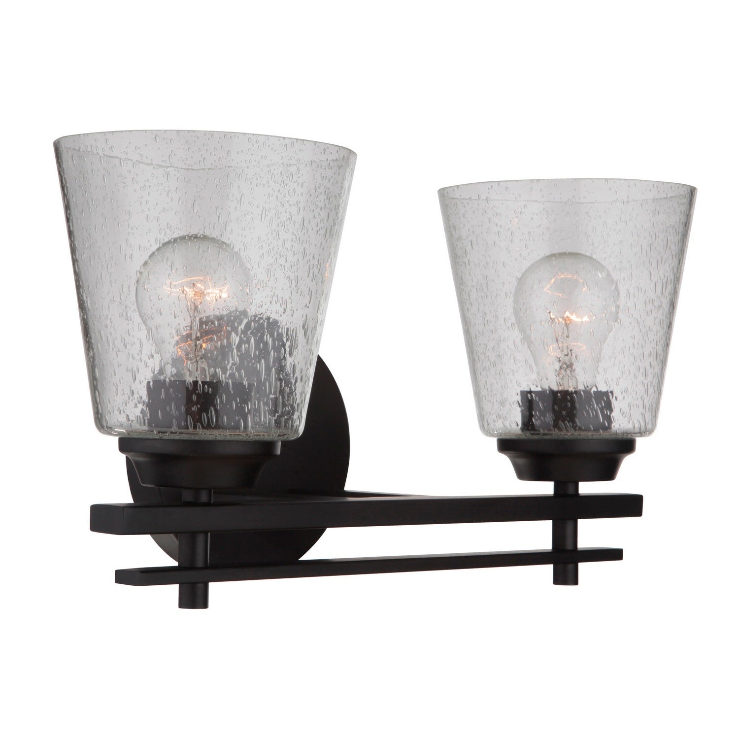 Craftmade - 19616FB2 - Two Light Vanity - Drake - Flat Black