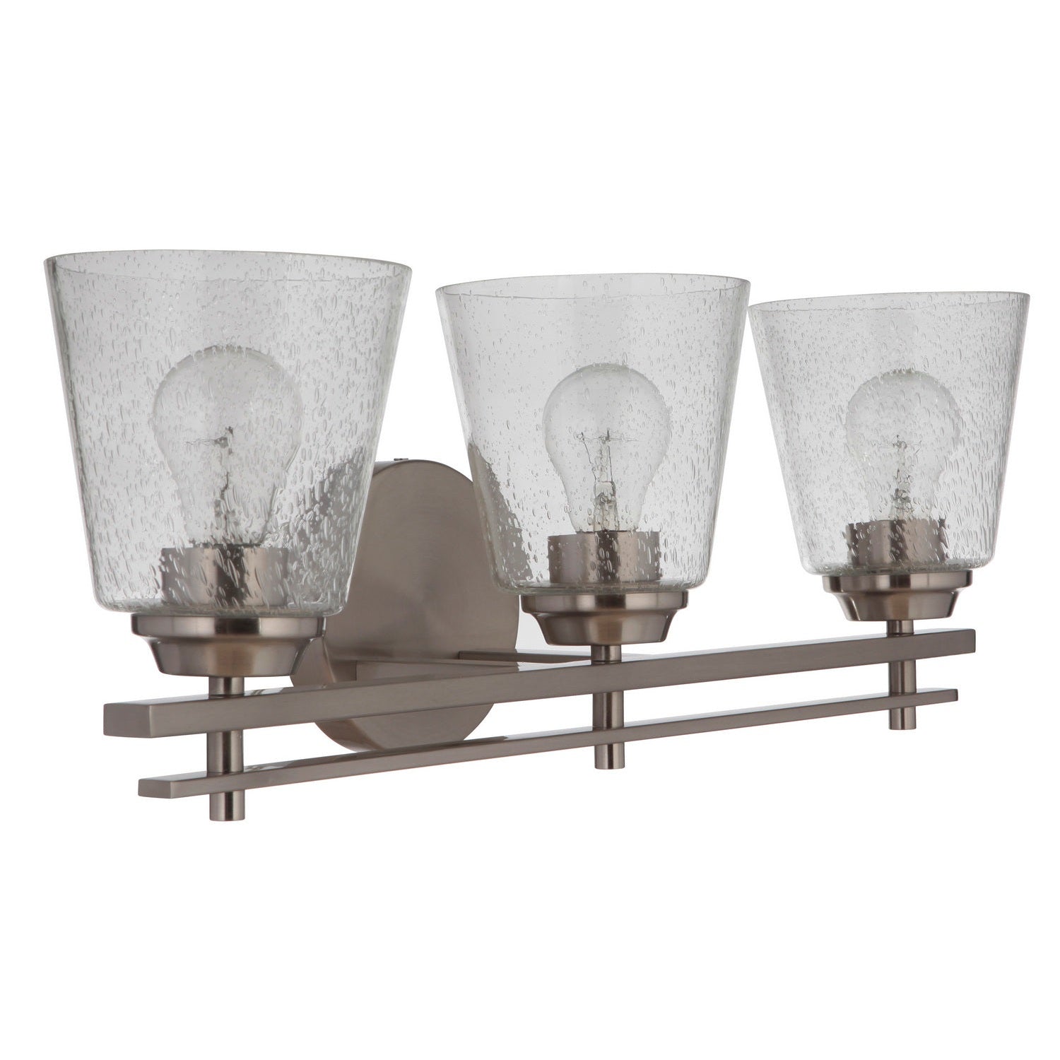 Craftmade - 19624BNK3 - Three Light Vanity - Drake - Brushed Polished Nickel
