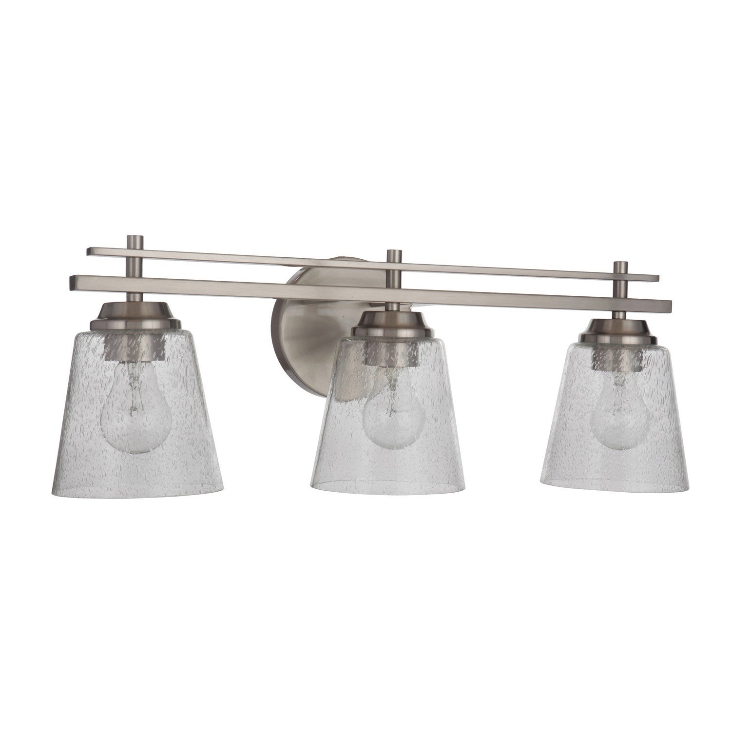 Craftmade - 19624BNK3 - Three Light Vanity - Drake - Brushed Polished Nickel