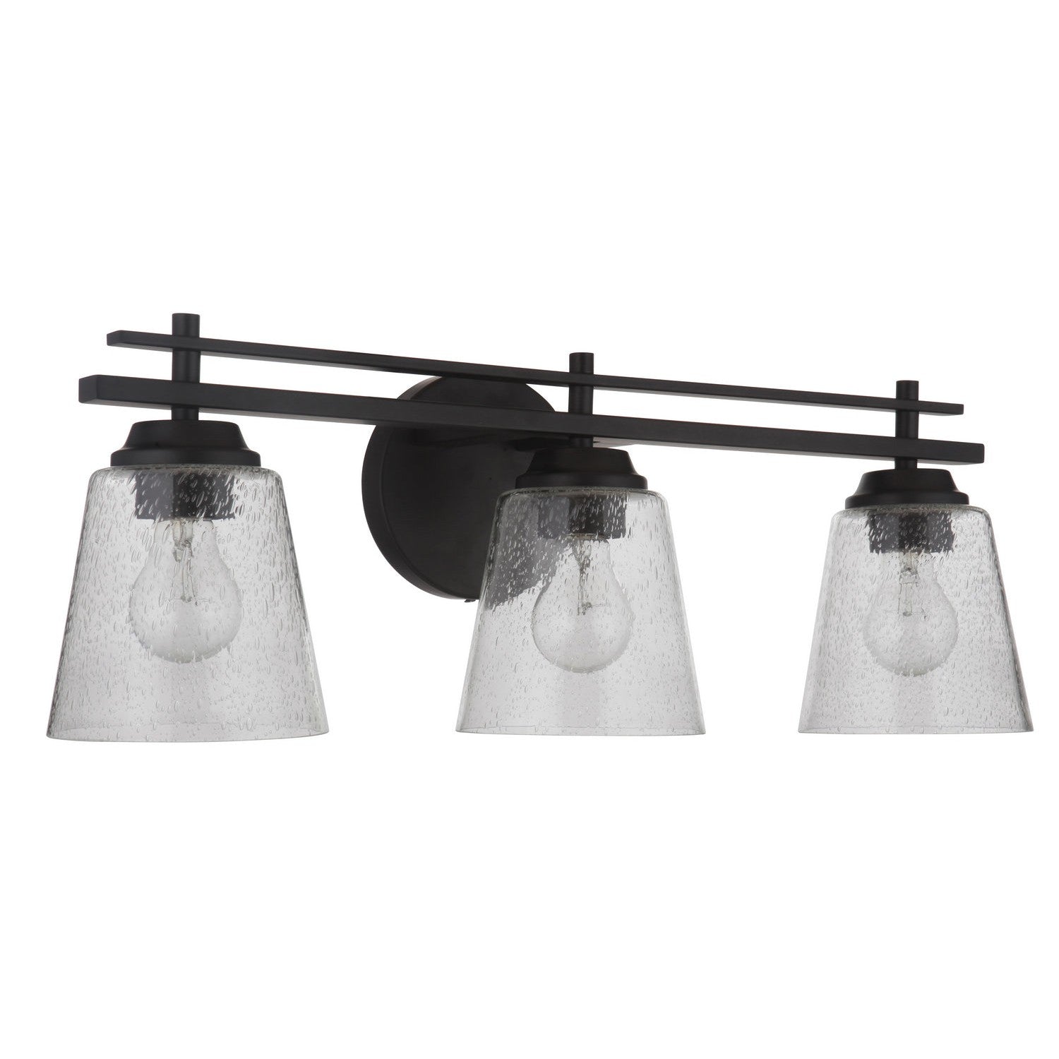 Craftmade - 19624FB3 - Three Light Vanity - Drake - Flat Black