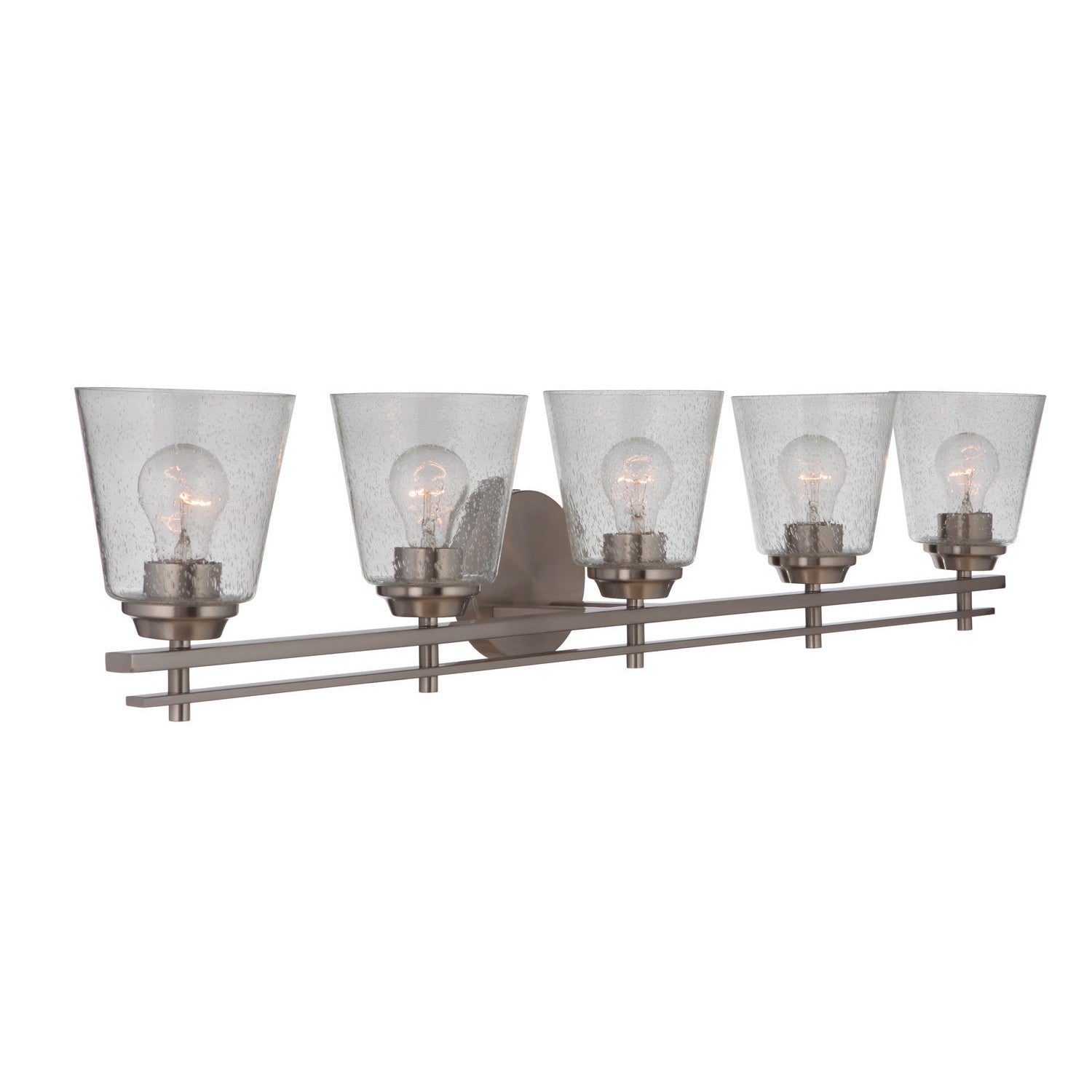 Craftmade - 19642BNK5 - Five Light Vanity - Drake - Brushed Polished Nickel