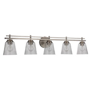 Craftmade - 19642BNK5 - Five Light Vanity - Drake - Brushed Polished Nickel