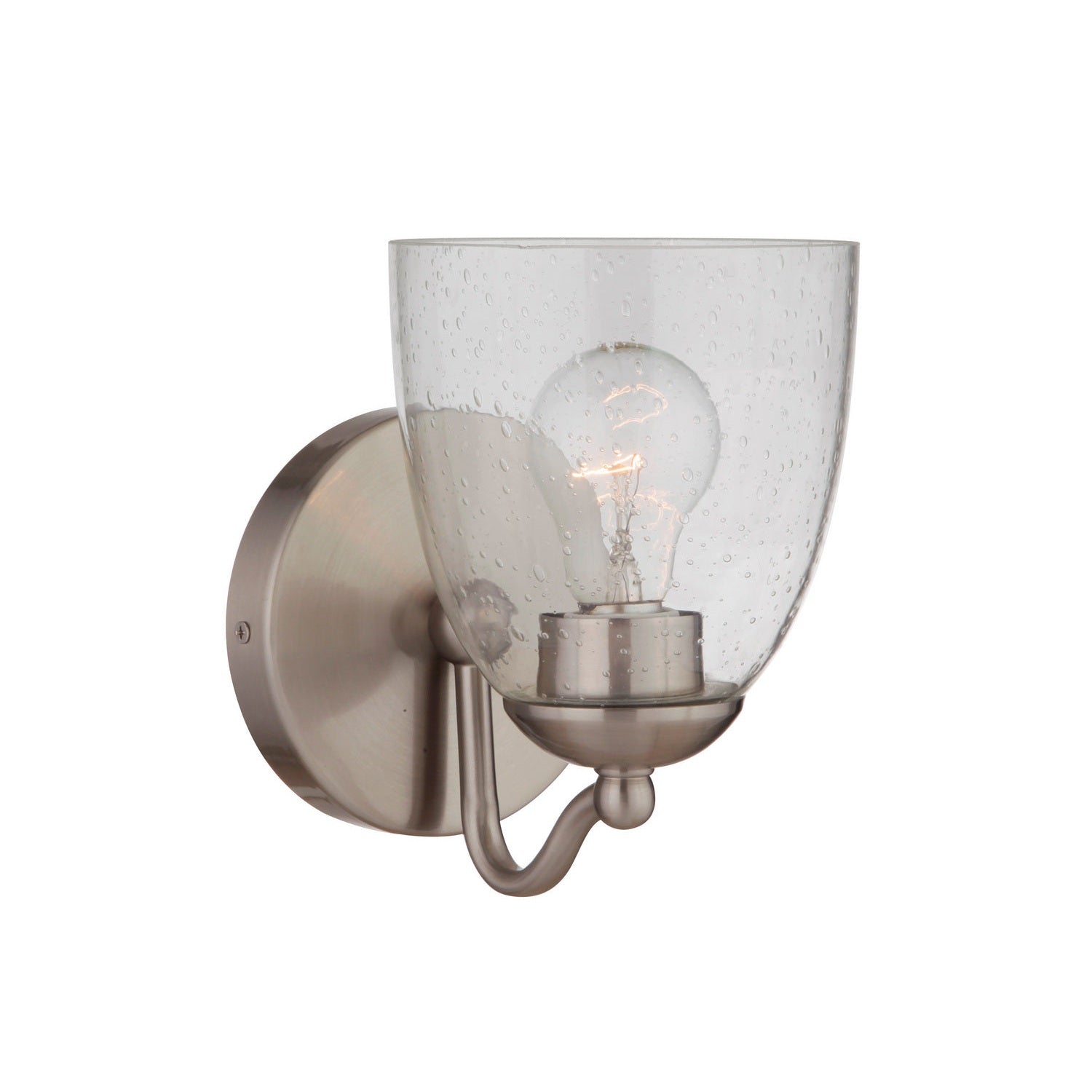 Craftmade - 19906BNK1 - One Light Wall Sconce - Hillridge - Brushed Polished Nickel