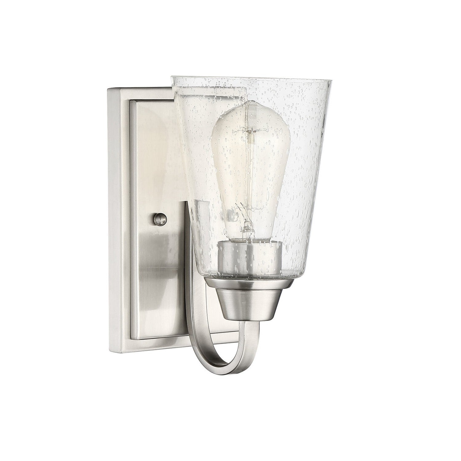 Craftmade - 41901-BNK-CS - One Light Wall Sconce - Grace - Brushed Polished Nickel