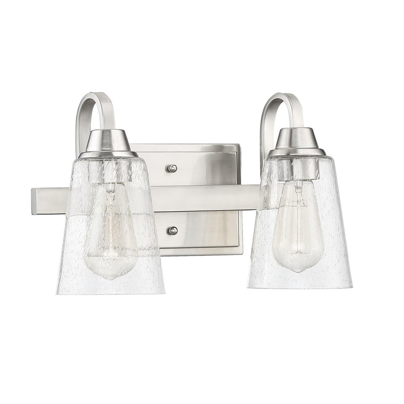 Craftmade - 41902-BNK-CS - Two Light Vanity - Grace - Brushed Polished Nickel