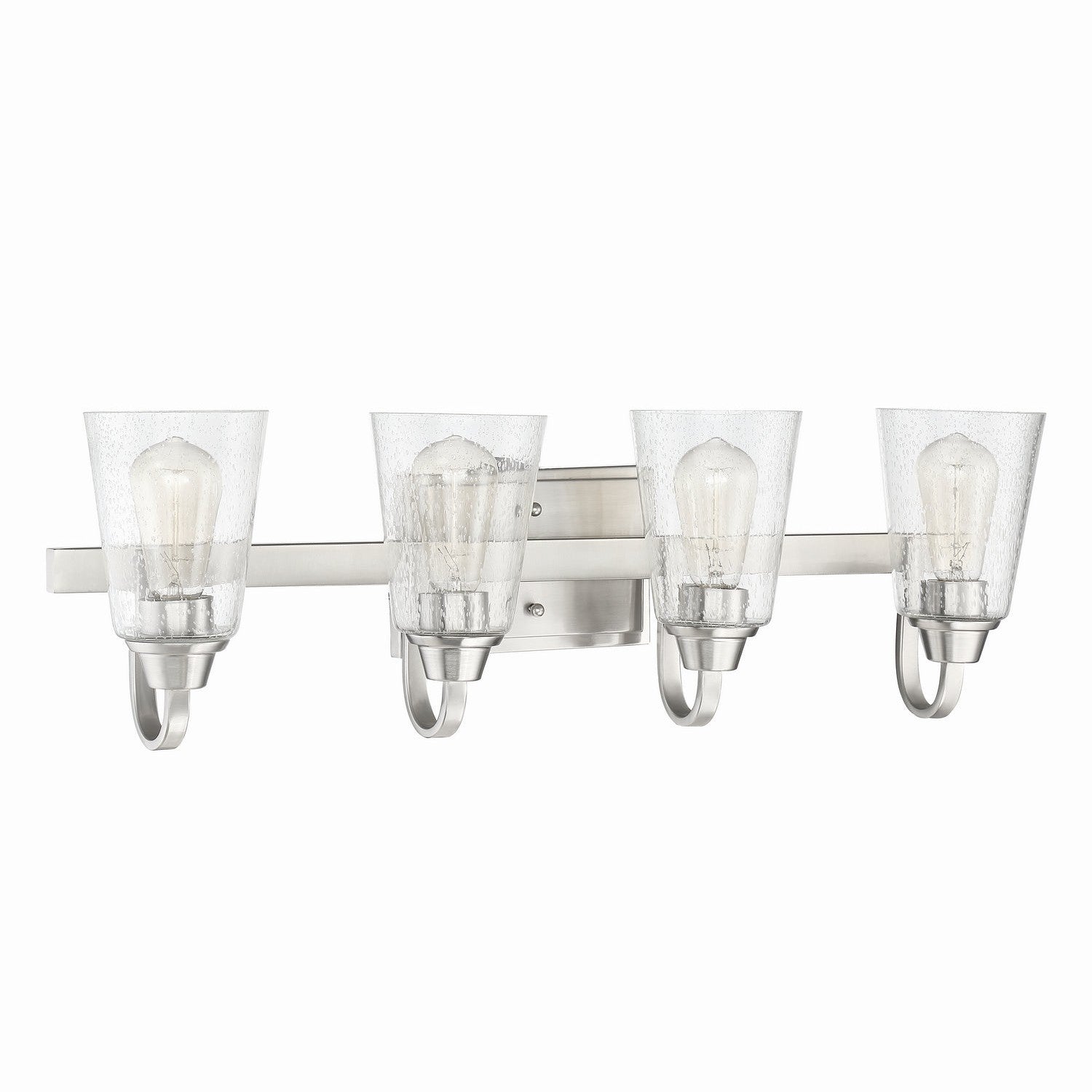 Craftmade - 41904-BNK-CS - Four Light Vanity - Grace - Brushed Polished Nickel