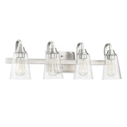 Craftmade - 41904-BNK-CS - Four Light Vanity - Grace - Brushed Polished Nickel