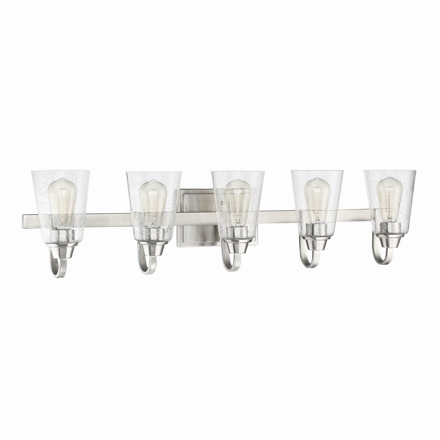Craftmade - 41905-BNK-CS - Five Light Vanity - Grace - Brushed Polished Nickel